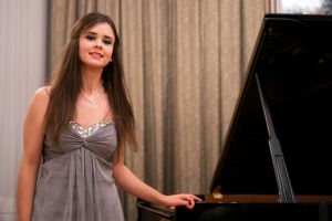 Performer of the opening concert -  Natalia Zaleska. Ph. Andrzej Solnica.
